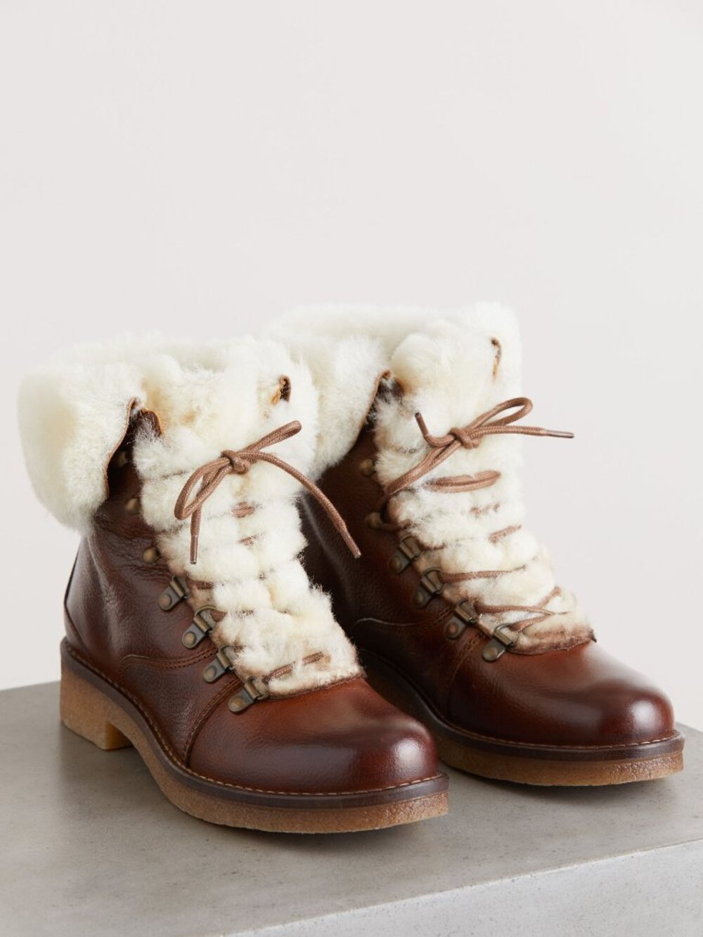 Overland Women's Avery Wool-Lined Leather Hiker Boots Style size 39 Used